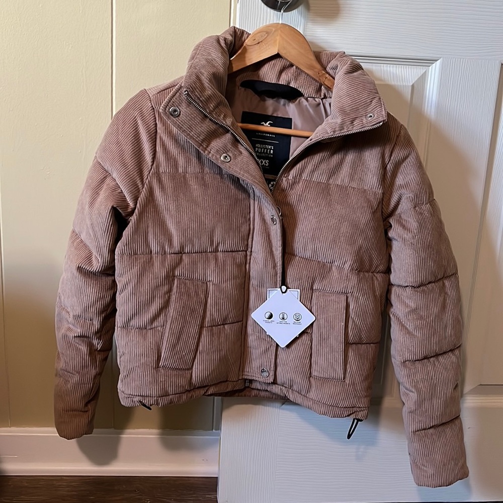 Brand new Hollister puffer jacket